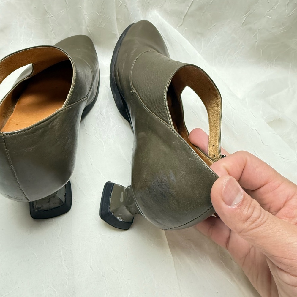 John Fluevog  Olive Green Women's Shoes szie 8.5 - Picture 6 of 9